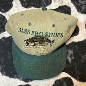 Vintage American Sportman Bass SnapBack Embroided Cap Hat Made in USA